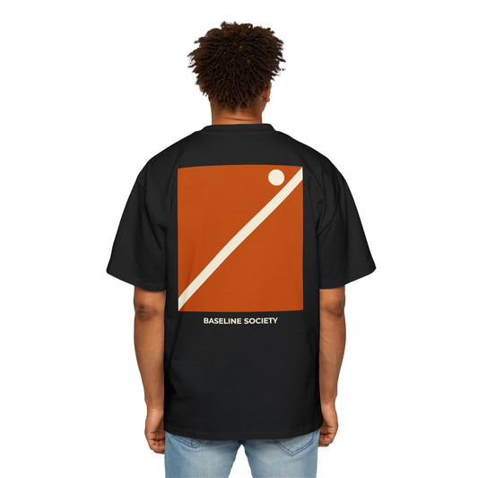 Orange Court Oversized T-Shirt (Dark)