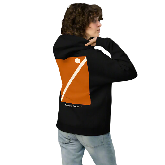 Orange Court Relaxed Hoodie