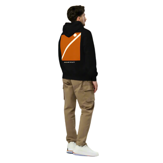 Orange Court Relaxed Hoodie
